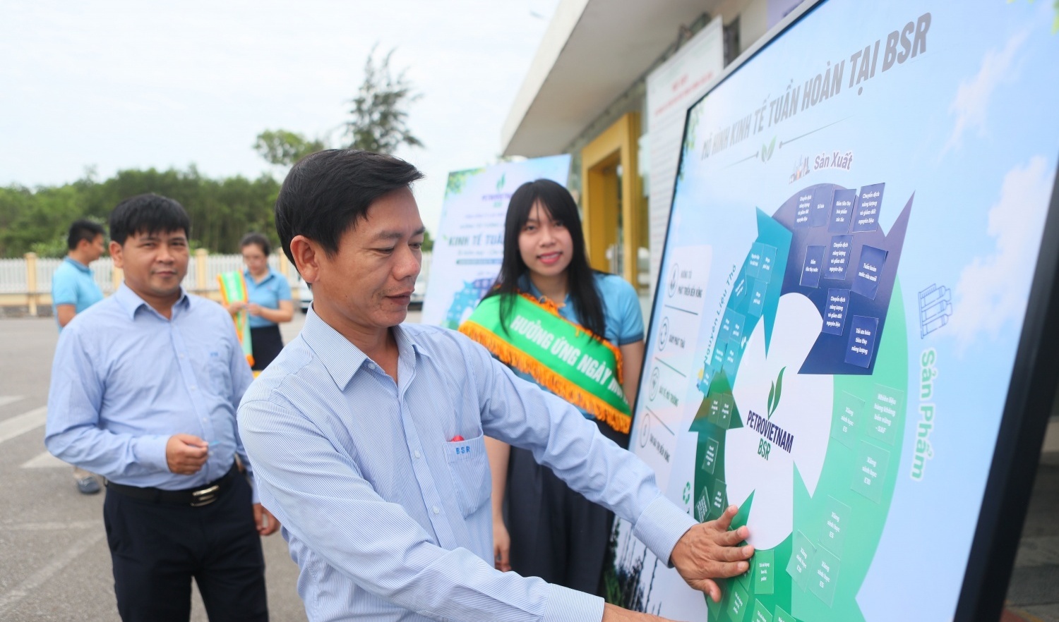 BSR tích cực chia sẻ “bí quyết xanh” và mô hình kinh tế tuần hoàn tại NMLD Dung Quất