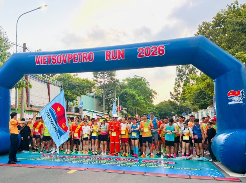 Vietsovpetro Run 2026: Bản lĩnh bứt phá, lan tỏa khát vọng tuổi 45