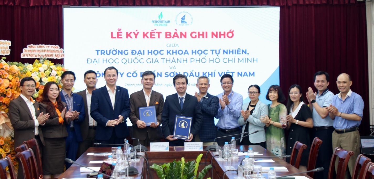 PV Paint và Trường Đại học Khoa học Tự nhiên TP HCM thúc đẩy nghiên cứu vật liệu và công nghệ sơn tiên tiến