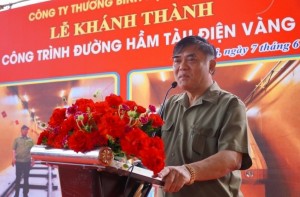 Tập đoàn Hòa Bình khánh thành công trình đường hầm tàu điện vàng