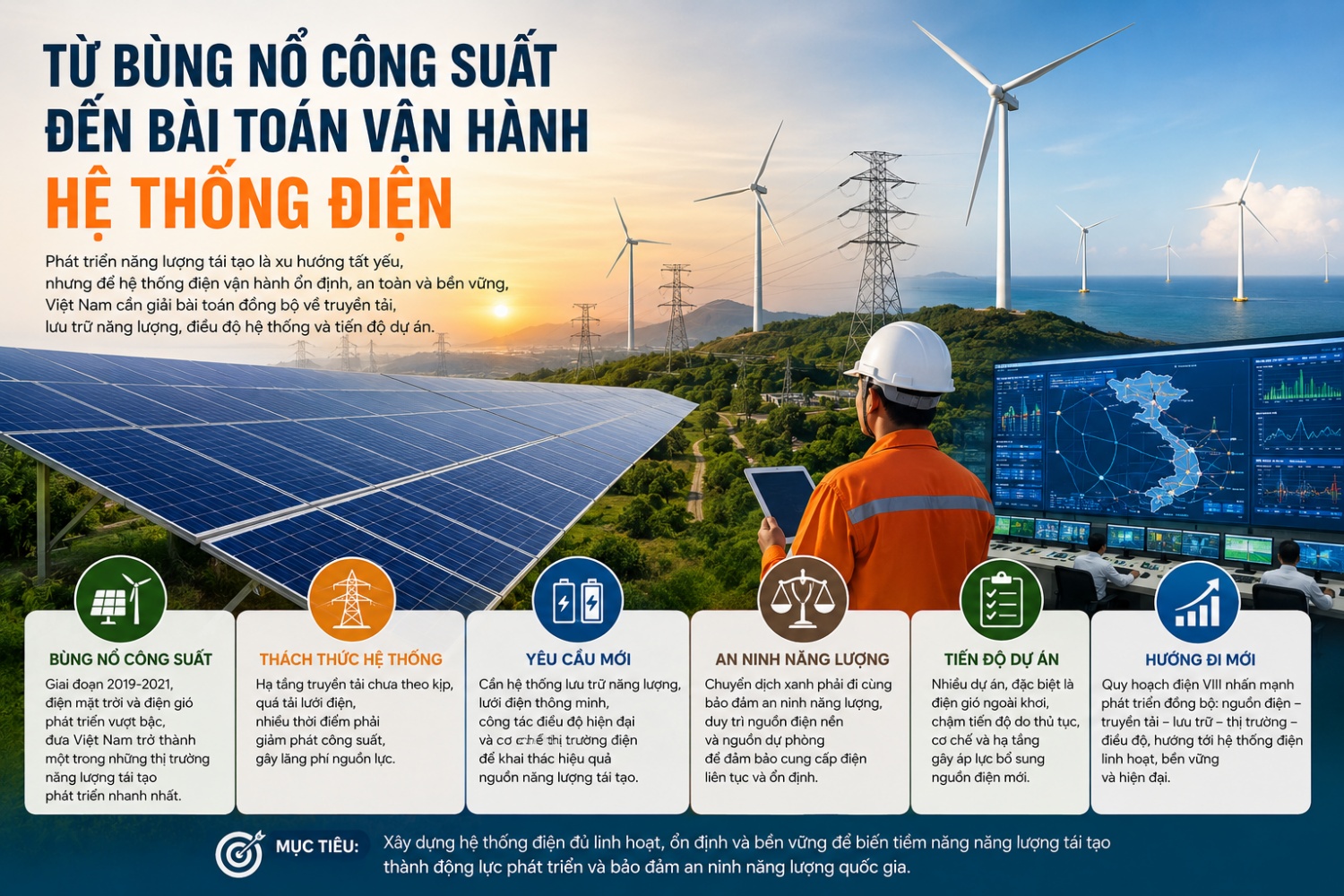 Bài 2: Từ bùng nổ công suất đến bài toán vận hành hệ thống điện