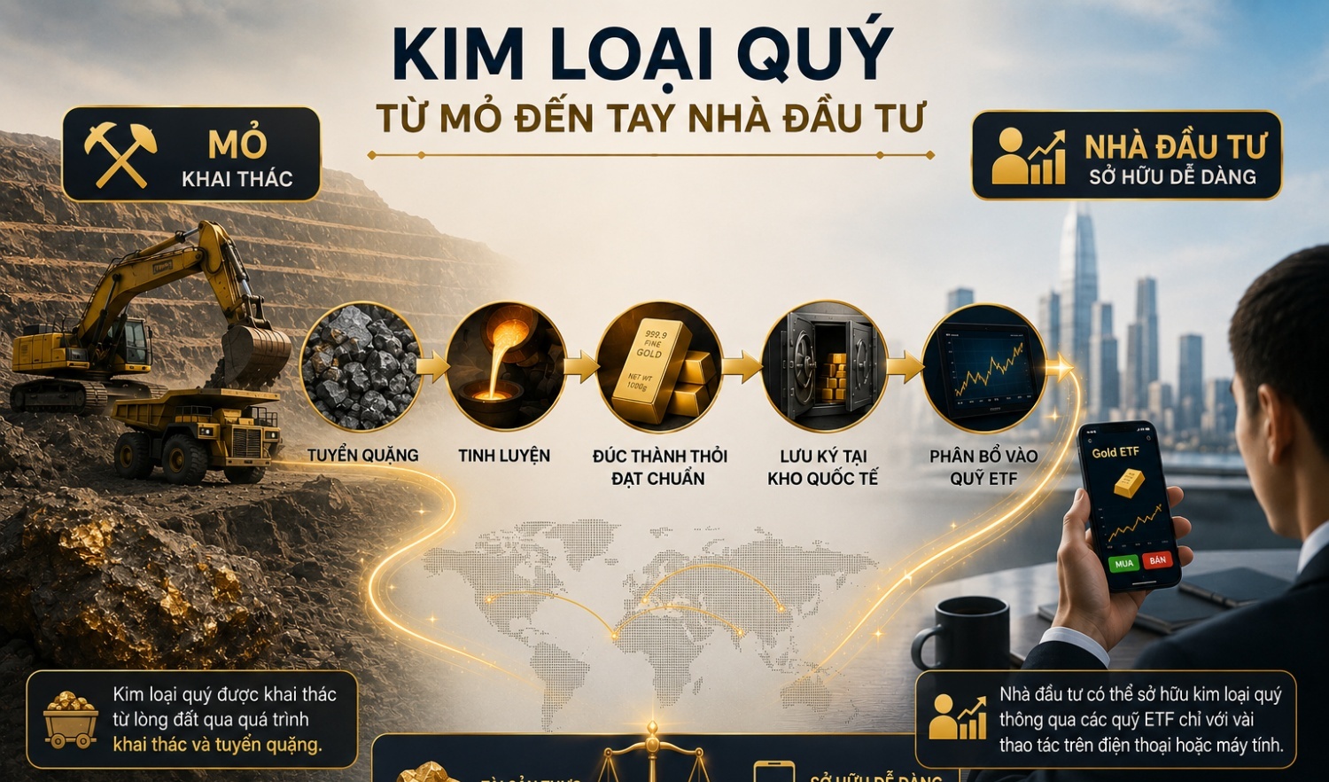 ETF kim loại quý và các điểm nghẽn sinh tử - Kỳ 1: Ai đang nắm "cuống họng" của thị trường toàn cầu?