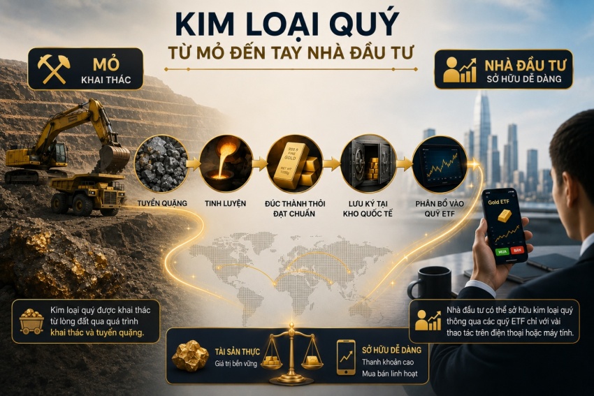 ETF kim loại quý và các điểm nghẽn sinh tử - Kỳ 1: Ai đang nắm 
