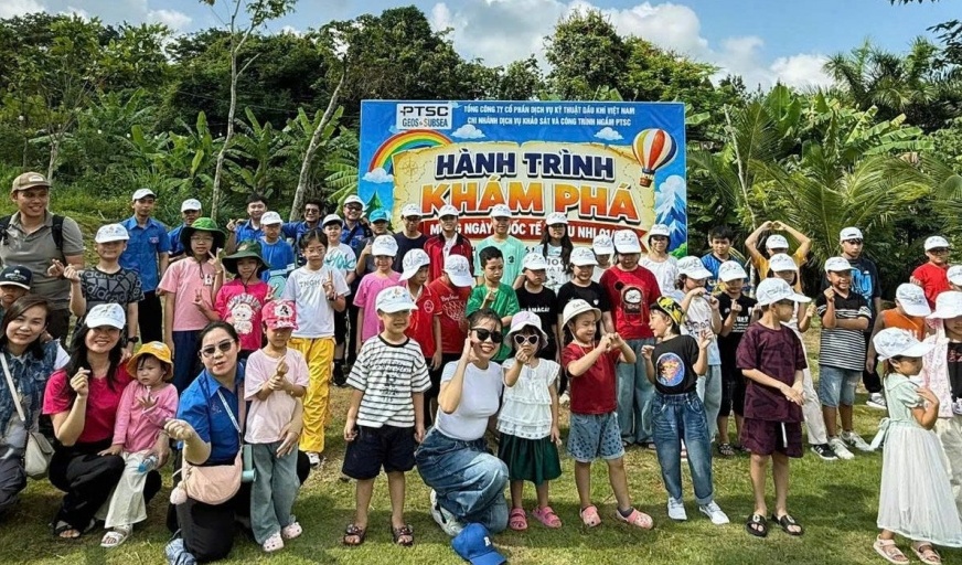 PTSC G&S tổ chức “Hành trình khám phá” cho con em người lao động