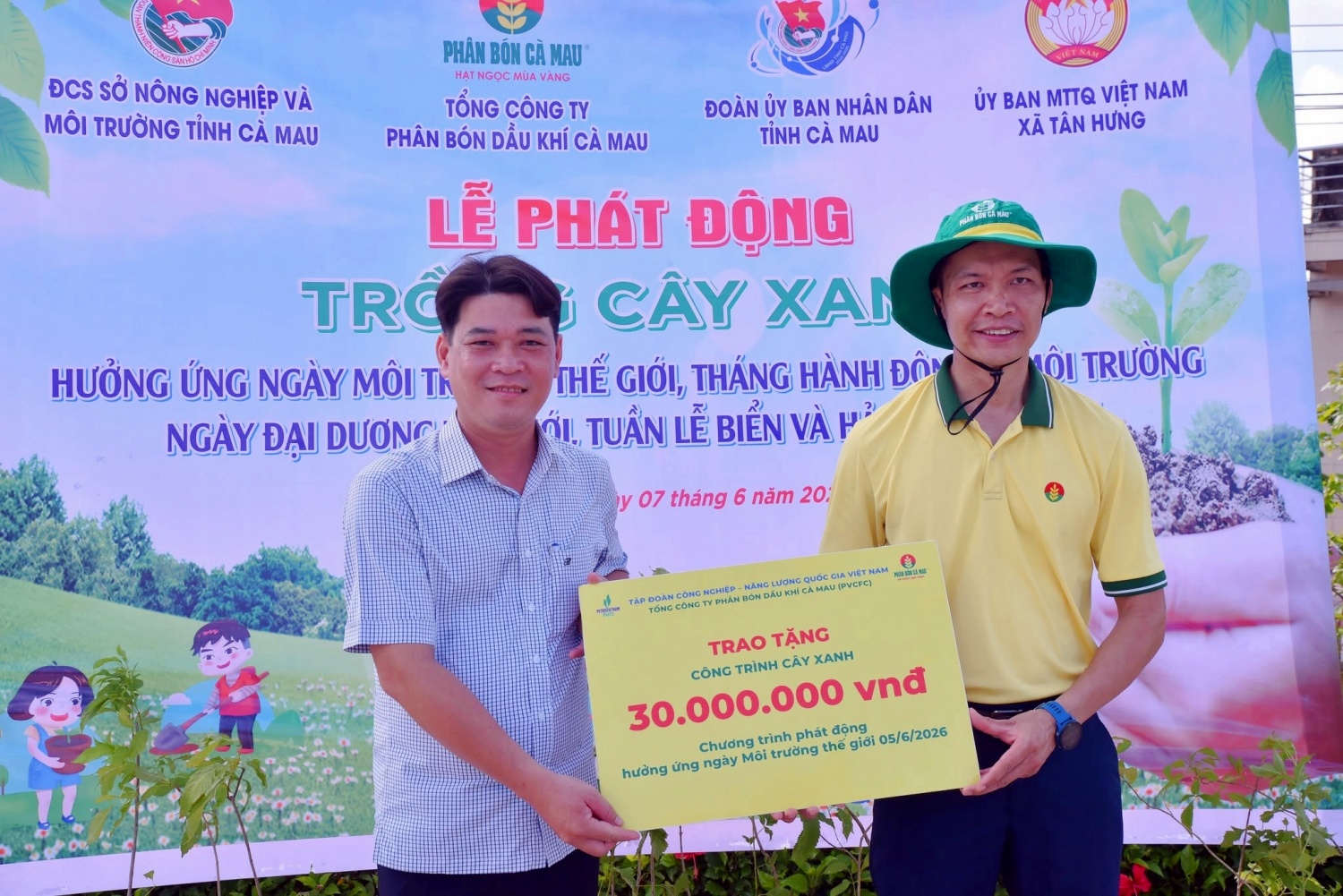 Tuổi trẻ PVCFC trồng 700 cây xanh hưởng ứng Ngày Môi trường thế giới 2026 Tuổi trẻ PVCFC trồng 700 cây xanh hưởng ứng Ngày Môi trường thế giới 2026