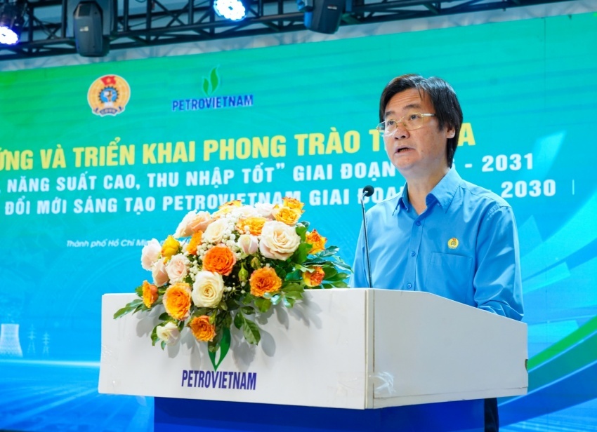 Chủ tịch Công đoàn Petrovietnam Nguyễn Mạnh Kha: “Hãy để mỗi người lao động là một chủ thể sáng tạo, mỗi công trình là một trung tâm đổi mới” Chủ tịch Công đoàn Petrovietnam Nguyễn Mạnh Kha: “Hãy để mỗi người lao động là một chủ thể sáng tạo, mỗi công trình là một trung tâm đổi mới”