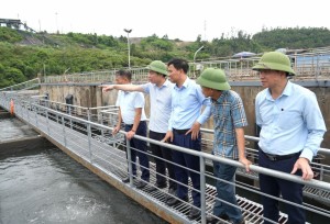 TKV kiểm tra hoạt động các công trình, dự án xử lý nước thải tại Quảng Ninh