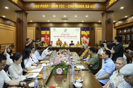 Vinh danh 35 tác phẩm tại Giải Báo chí Phật giáo năm 2025