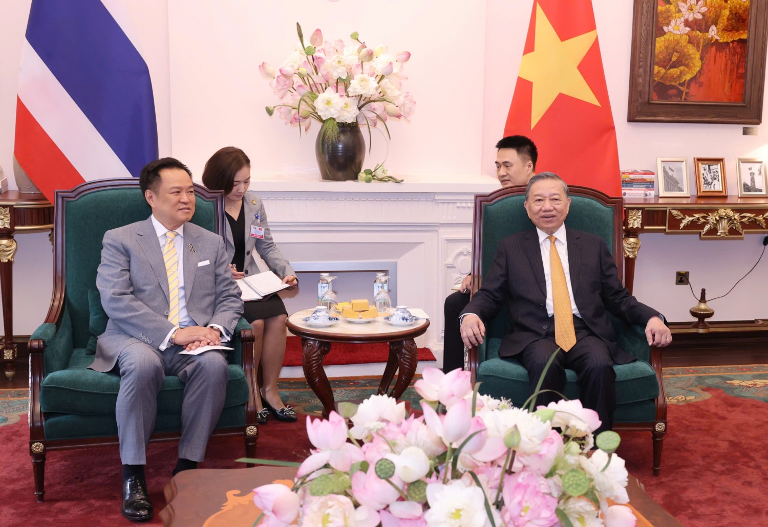 Tổng Bí thư, Chủ tịch nước Tô Lâm tiếp Thủ tướng Thái Lan