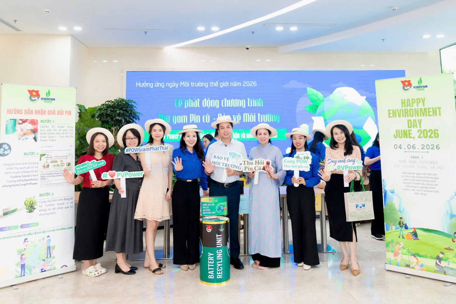 Đoàn Thanh niên PV Power triển khai chuỗi hoạt động hưởng ứng Ngày Môi trường Thế giới năm 2026