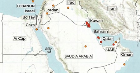 Iran tấn công các căn cứ của Mỹ trên khắp Trung Đông