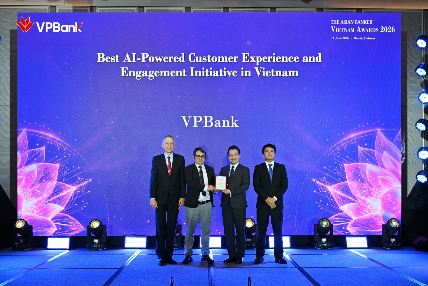 VPBank nhận 3 giải thưởng tại The Asian Banker