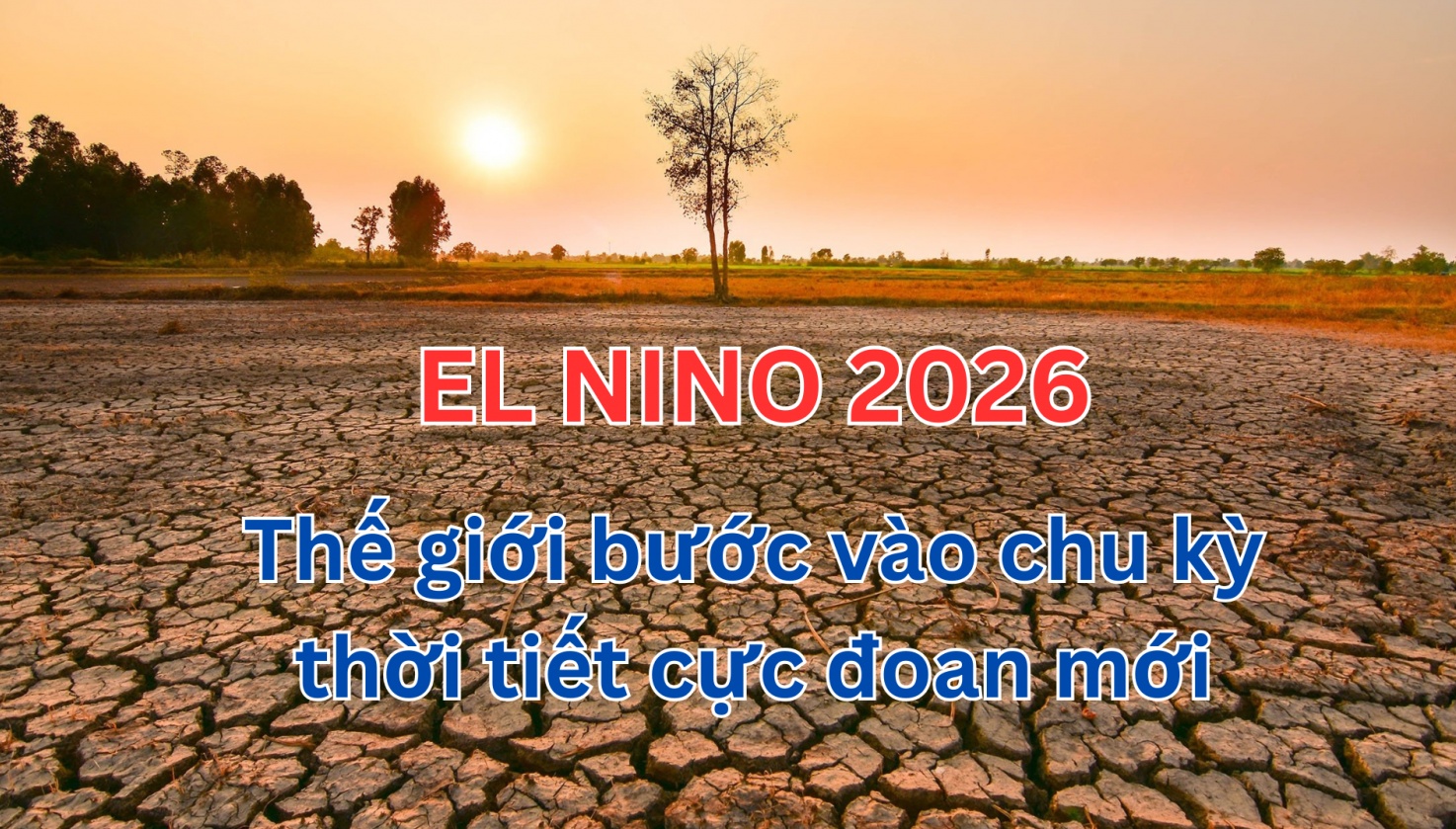 [Infographic] El Nino 2026: Thế giới bước vào chu kỳ thời tiết cực đoan mới