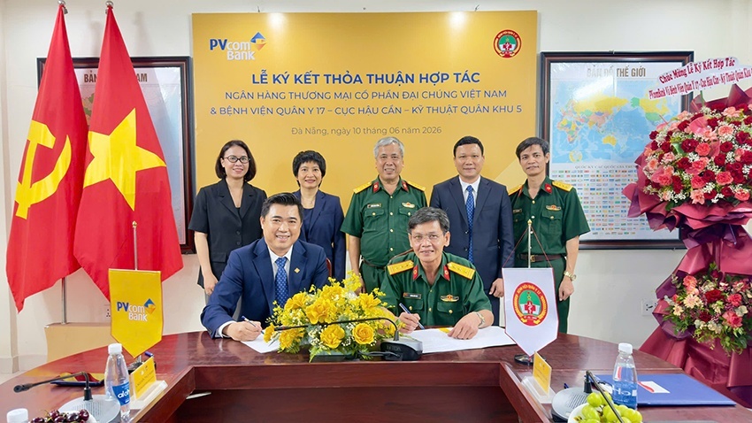 PVcomBank và Bệnh viện Quân y 17 bắt tay hợp tác chiến lược, đẩy mạnh chuyển đổi số và thanh toán hiện đại trong lĩnh vực y tế