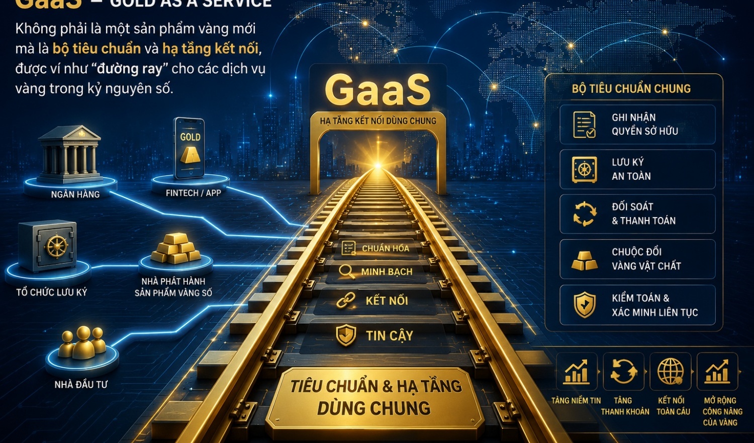 Sáng kiến GaaS: Vì sao Hội đồng Vàng Thế giới muốn xây lại "đường ray" cho thị trường vàng?