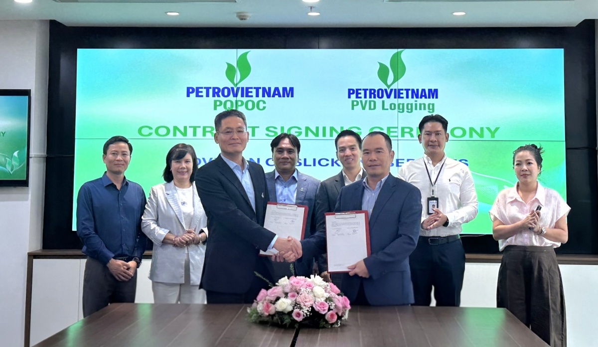 PVD Logging và PQPOC ký hợp đồng cung cấp dịch vụ Slickline cho Dự án Phát triển mỏ khí Lô B