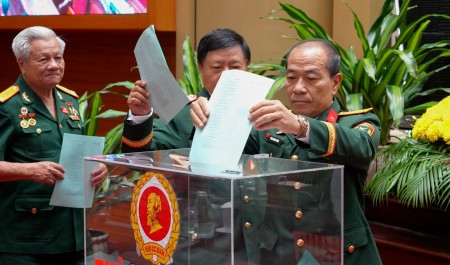 Đoàn đại biểu Hội CCB Petrovietnam tham dự Phiên thứ nhất Đại hội đại biểu Hội CCB Việt Nam lần thứ VIII