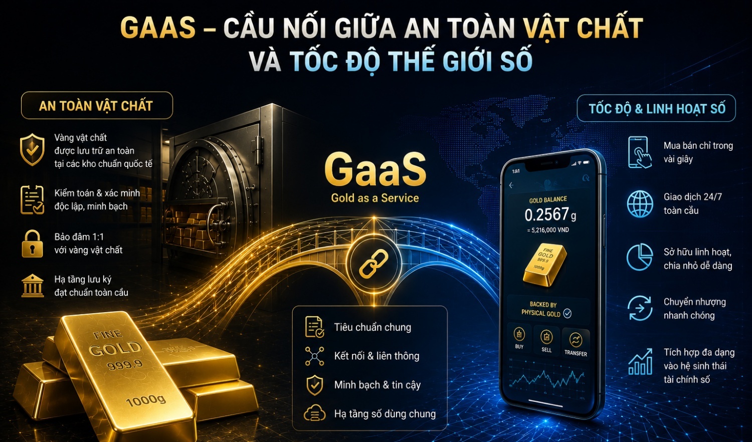 Khi một thỏi vàng được “chia nhỏ” trên điện thoại: GaaS vận hành ra sao?