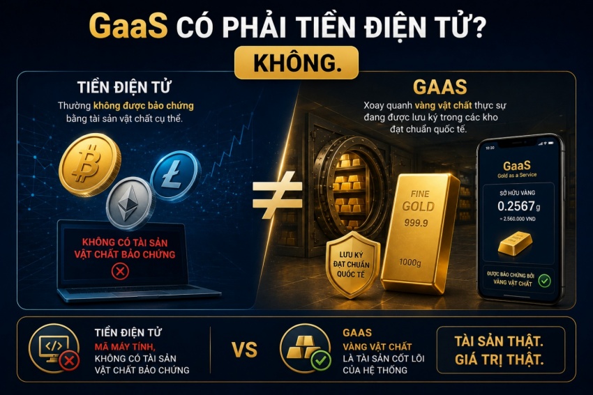 Khi một thỏi vàng được “chia nhỏ” trên điện thoại: GaaS vận hành ra sao?