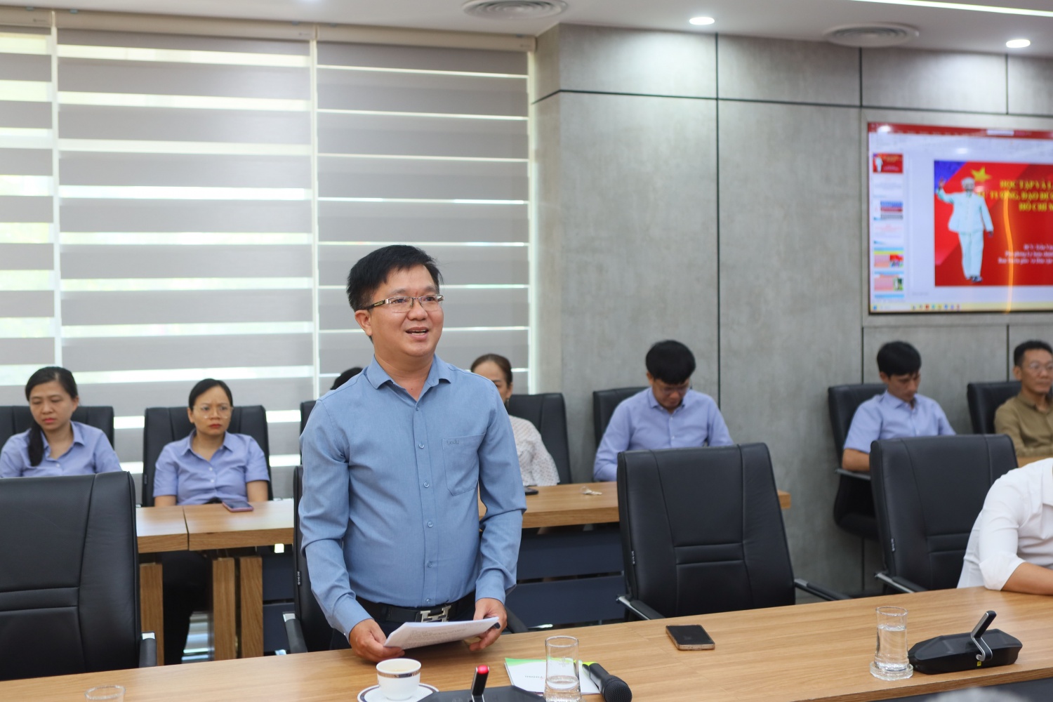 Đảng ủy BSR học tập, quán triệt chuyên đề năm 2026 về xây dựng đội ngũ cán bộ theo tư tưởng Hồ Chí Minh