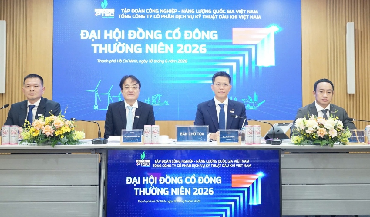 ĐHĐCĐ PTSC 2026: Mục tiêu doanh thu hợp nhất 33.000 tỷ đồng, tăng tốc đầu tư cho chu kỳ phát triển mới