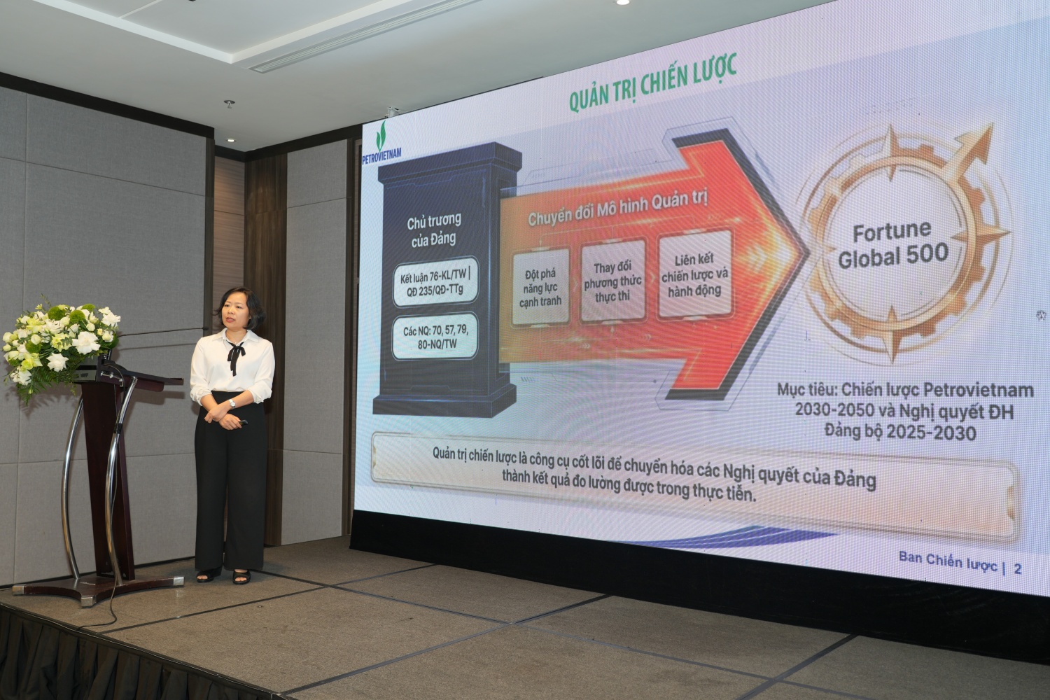 Petrovietnam nâng cao hiệu quả quản trị việc ban hành và tổ chức thực hiện nghị quyết