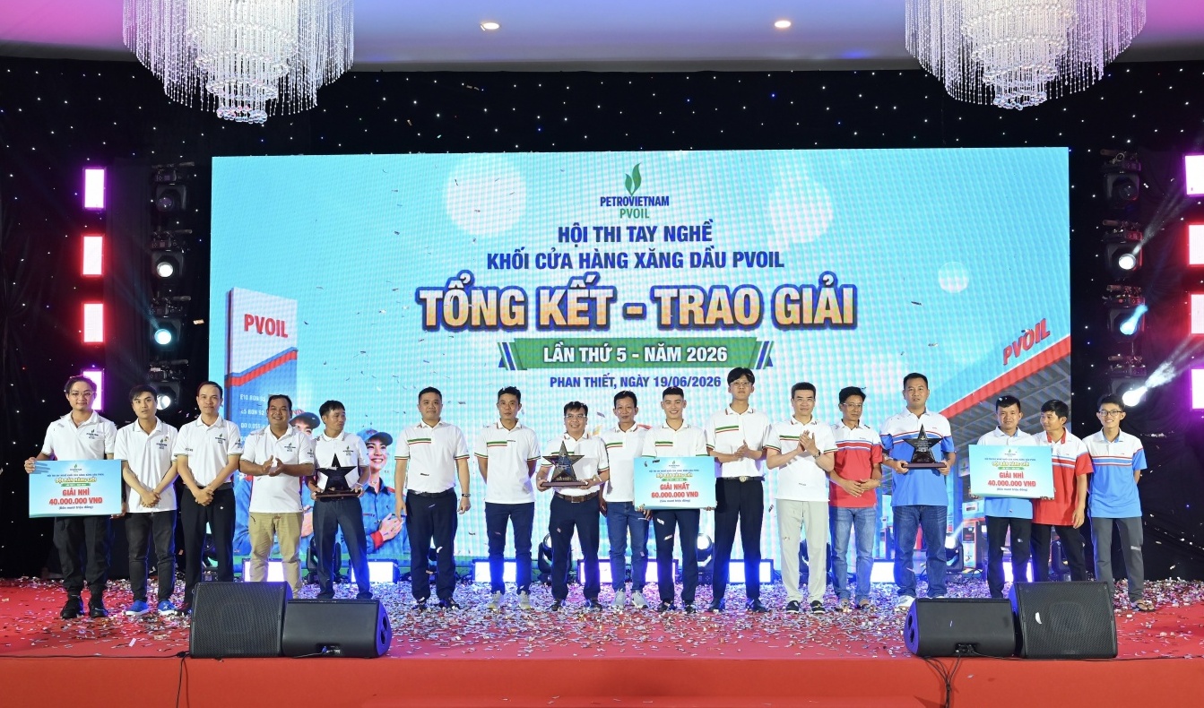 Hội thi tay nghề PVOIL lần thứ 5: Lan tỏa tình yêu nghề, nâng tầm chất lượng đội ngũ bán lẻ