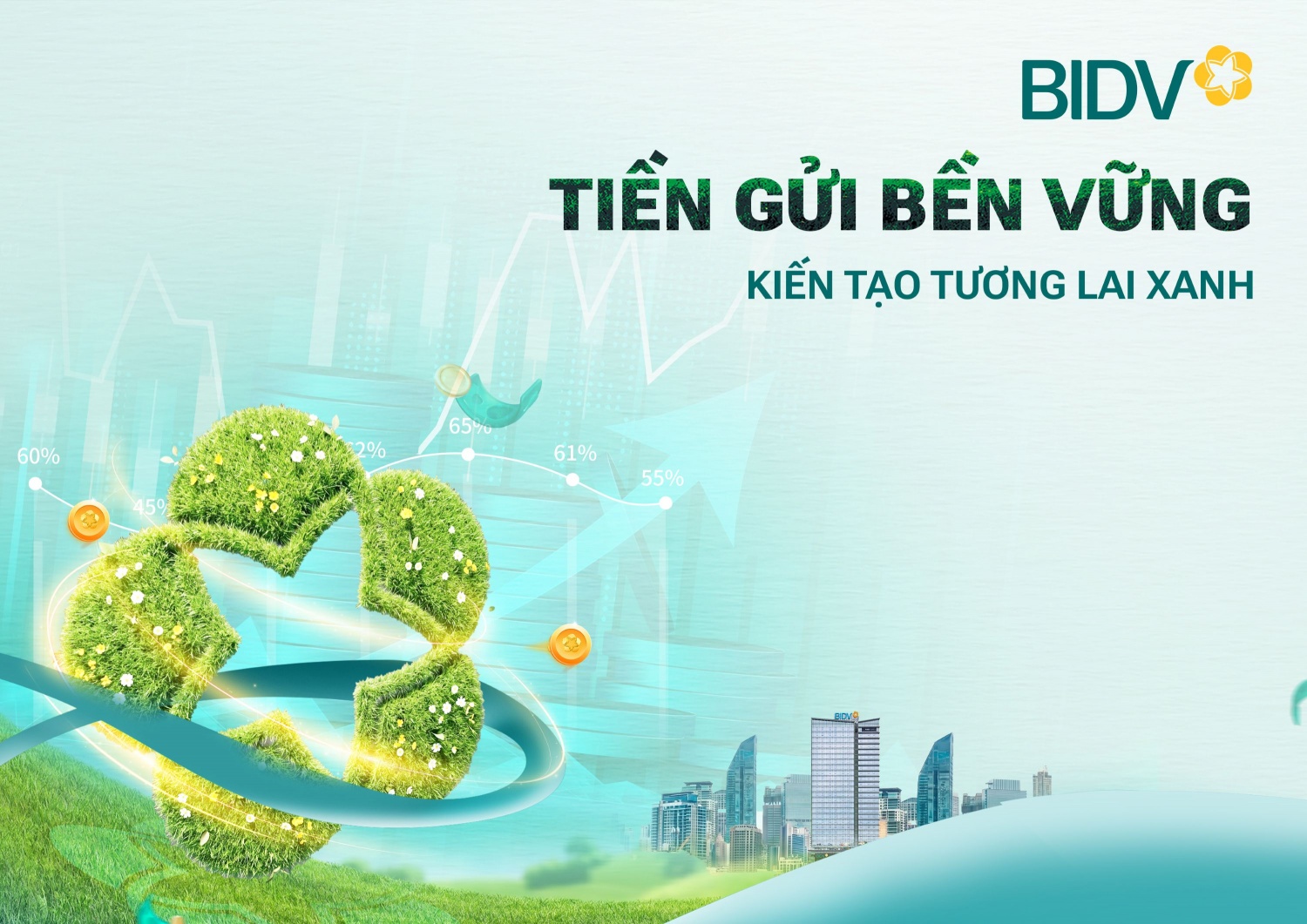 Giá trị vượt trội từ sản phẩm “Tiền gửi bền vững” của BIDV Giá trị vượt trội từ sản phẩm “Tiền gửi bền vững” của BIDV