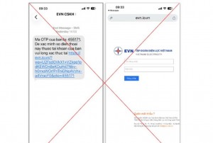 EVN cảnh báo thủ đoạn lừa đảo mới bằng tin nhắn OTP giả mạo