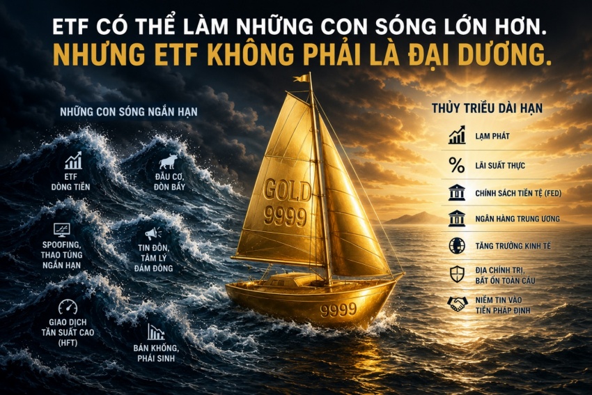 Các quỹ ETF có đang thao túng giá kim loại quý?