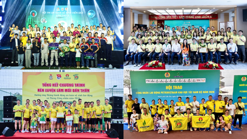 Công đoàn PVCFC ghi dấu ấn tại Tháng Công nhân 2026 với nhiều hoạt động được biểu dương Công đoàn PVCFC ghi dấu ấn tại Tháng Công nhân 2026 với nhiều hoạt động được biểu dương