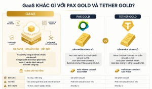 Giữa làn sóng vàng số: GaaS khác gì với PAX Gold và Tether Gold?