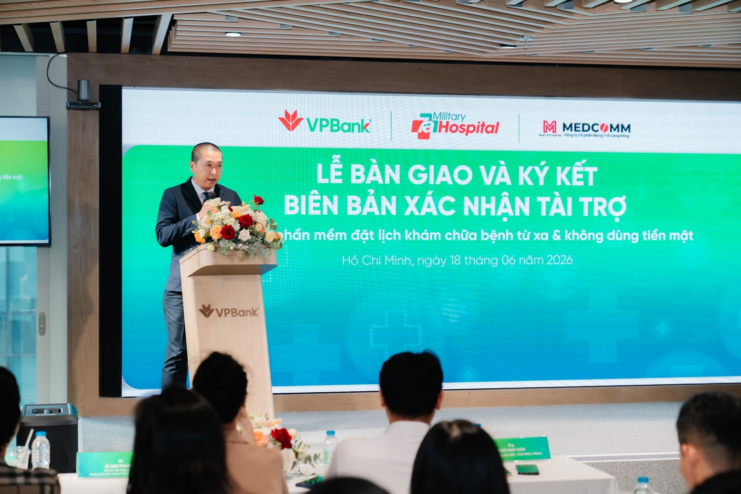 VPBank góp phần mở rộng hệ sinh thái y tế số cùng Medcomm tại Bệnh viện Quân y 7A