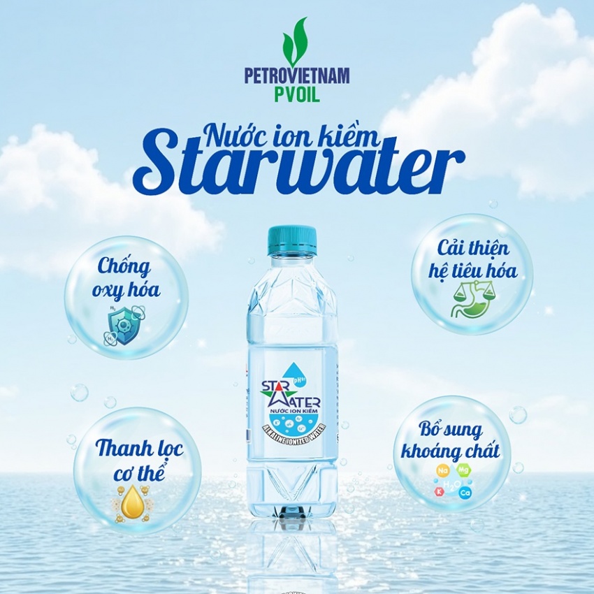 Nước ion kiềm Starwater – Dấu ấn đổi mới trong hành trình phát triển của THAIBINH PSC