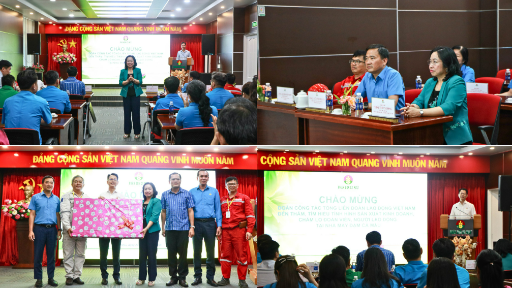 Tổng Liên đoàn Lao động Việt Nam đánh giá cao mô hình phát triển hài hòa giữa công nghệ và con người tại PVCFC