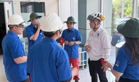 Tuổi trẻ PV Shipyard góp sức bảo đảm an toàn giao thông nội bộ