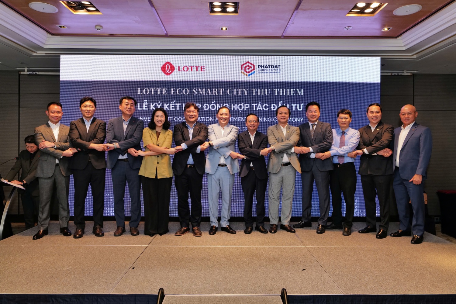 Lotte và Phát Đạt chính thức ký kết Hợp đồng Hợp tác Đầu tư dự án Lotte Eco Smart City Thu Thiem