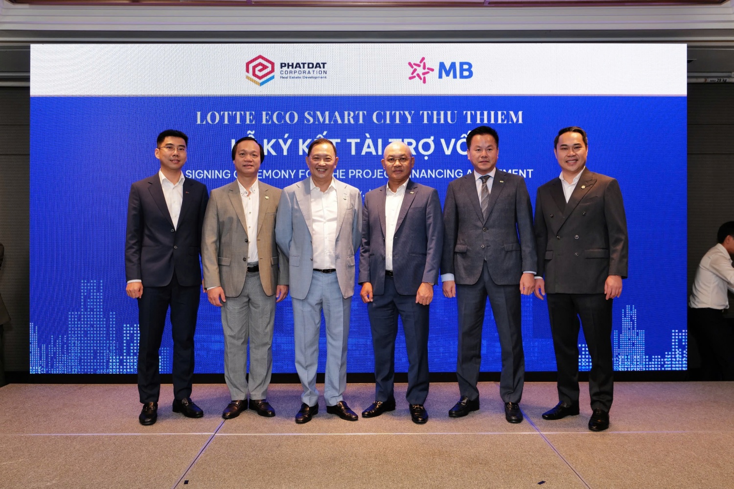 MB Bank tài trợ toàn bộ phần vốn tham gia của Phát Đạt tại dự án Lotte Eco Smart City Thu Thiem