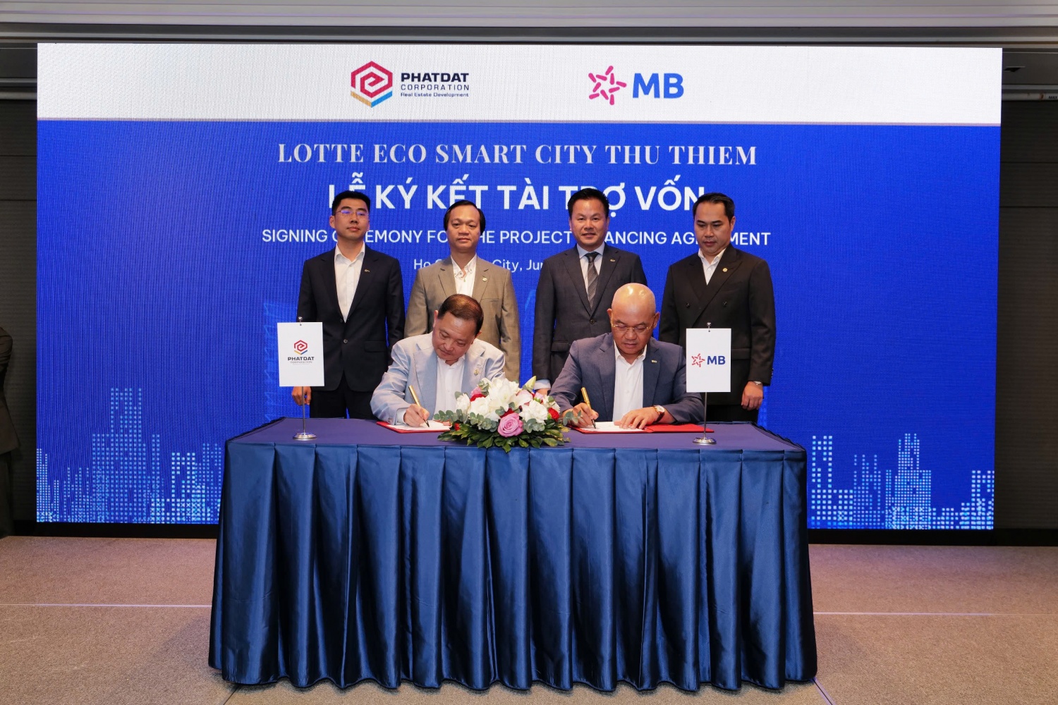 MB Bank tài trợ toàn bộ phần vốn tham gia của Phát Đạt tại dự án Lotte Eco Smart City Thu Thiem