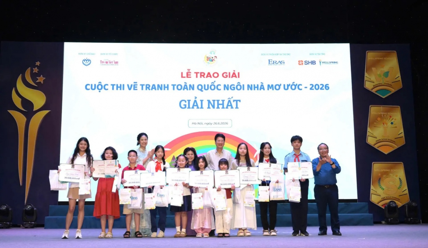 Gala trao giải "Ngôi nhà mơ ước" 2026 và phát động Cuộc thi "Trường học hạnh phúc" lần thứ II