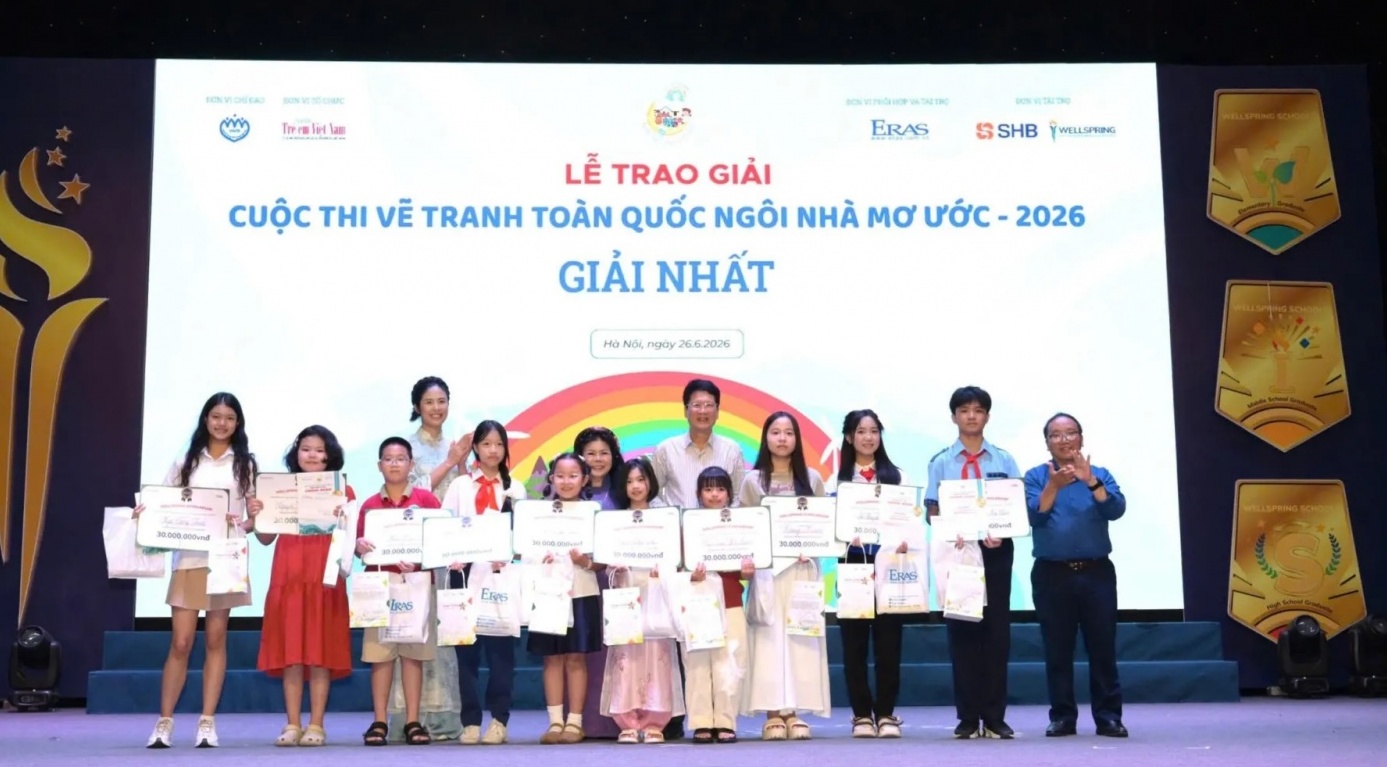 Gala trao giải "Ngôi nhà mơ ước" 2026 và phát động Cuộc thi "Trường học hạnh phúc" lần thứ II