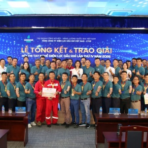 PV Power bế mạc Hội thi tay nghề Điện lực Dầu khí lần thứ IV, năm 2026