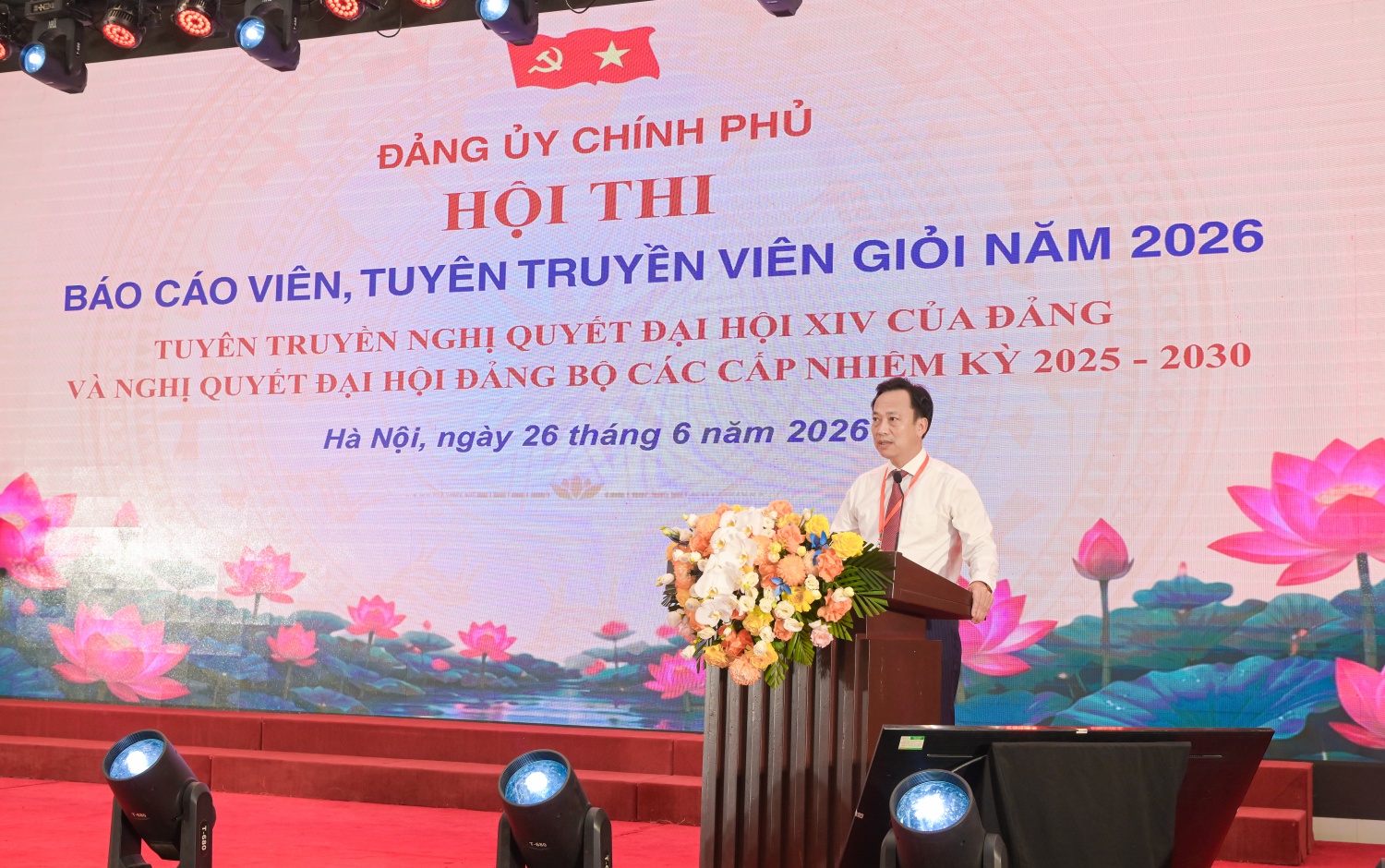 Petrovietnam đạt giải Nhì Hội thi Báo cáo viên, Tuyên truyền viên giỏi trong Đảng bộ Chính phủ năm 2026