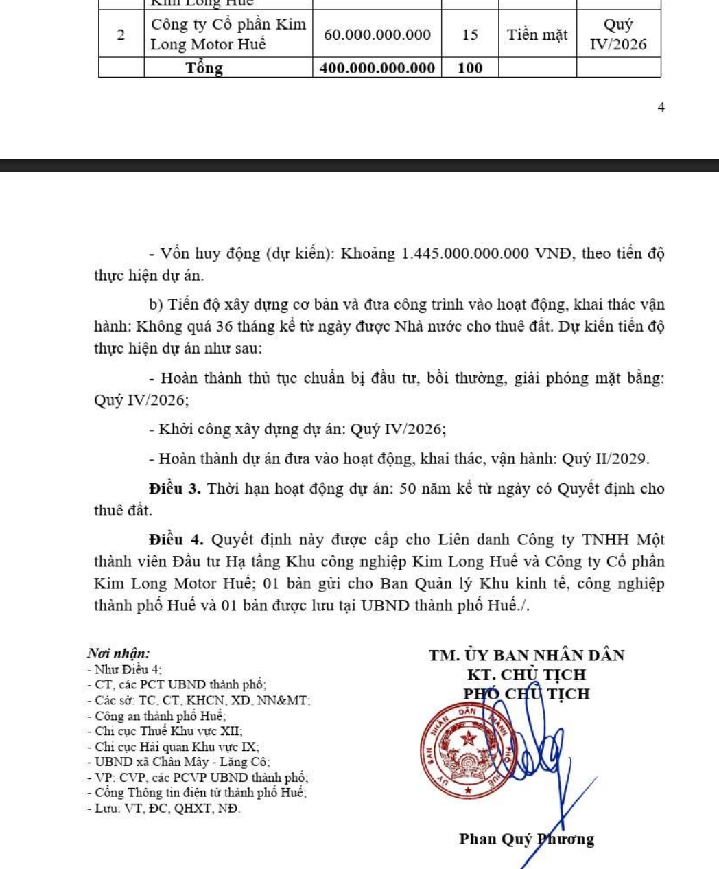 Huế sắp có khu công nghiệp hơn 200 ha tại Khu kinh tế Chân Mây - Lăng Cô
