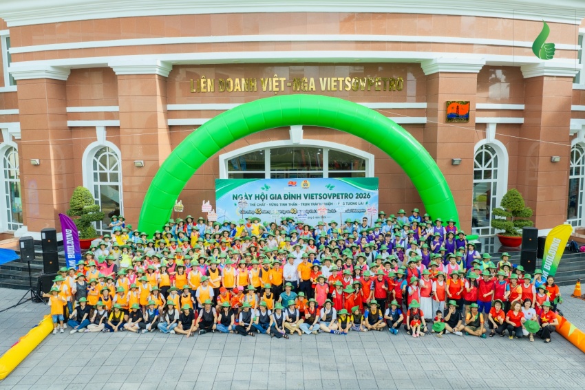 Ngày hội Gia đình Vietsovpetro 2026: Gắn kết yêu thương, lan tỏa văn hóa doanh nghiệp