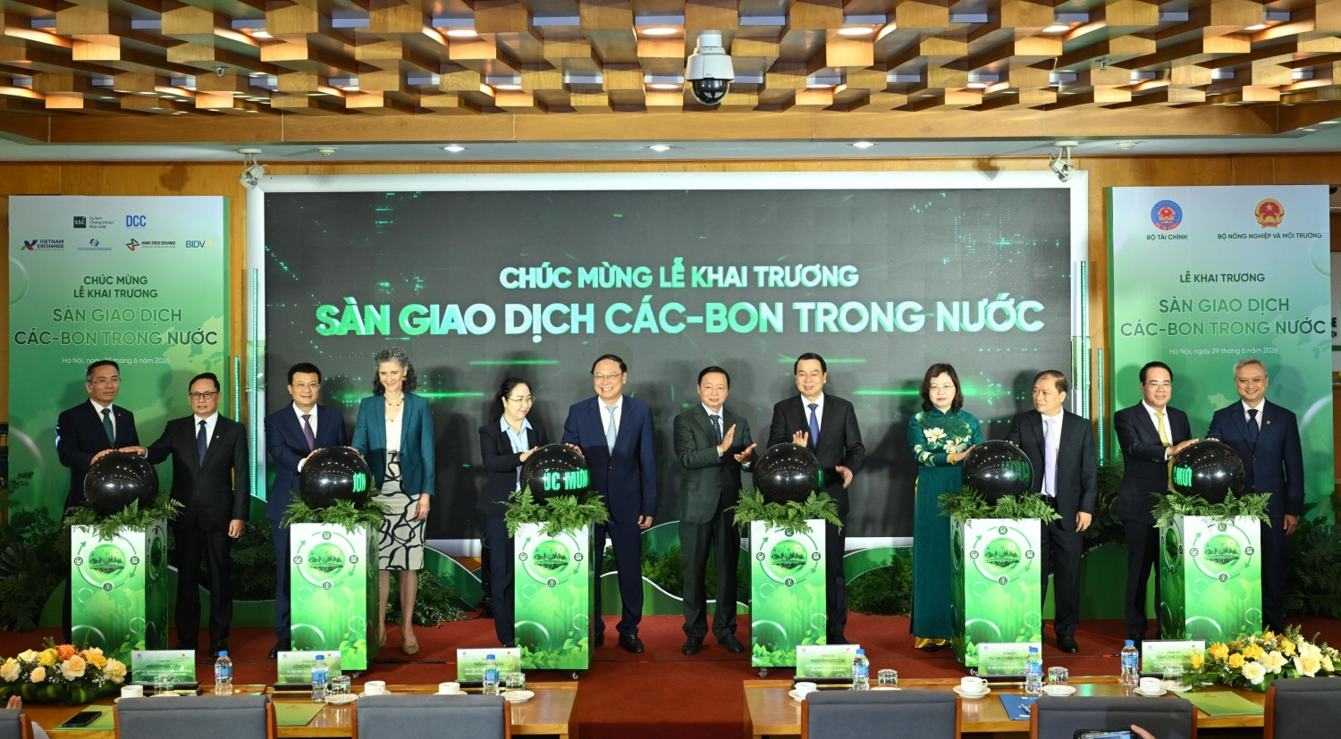 BIDV phối hợp vận hành khai trương hệ thống giao dịch carbon