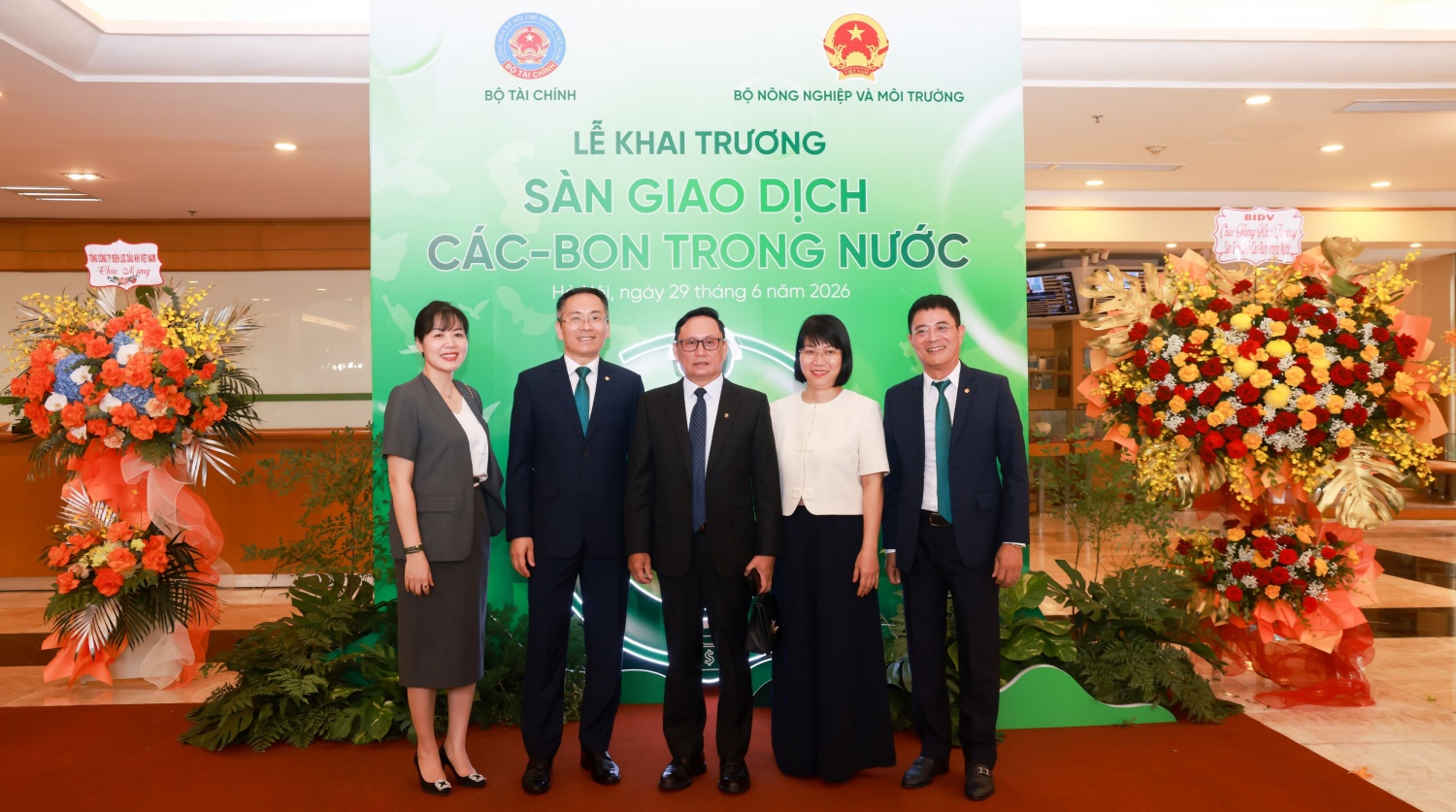 BIDV phối hợp vận hành khai trương hệ thống giao dịch carbon