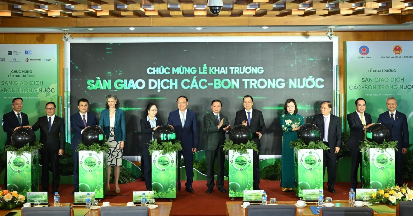 BIDV phối hợp vận hành khai trương hệ thống giao dịch carbon