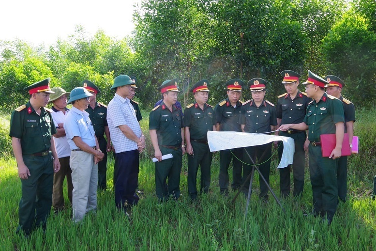 Quân khu 4 khảo sát thực địa, triển khai đợt tìm kiếm hài cốt liệt sĩ tại Câu Nhi