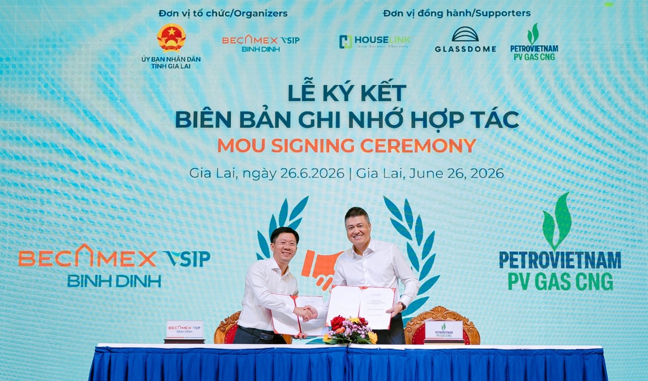 PV GAS CNG đồng hành cùng Becamex VSIP Bình Định thúc đẩy chuyển đổi xanh tại Gia Lai